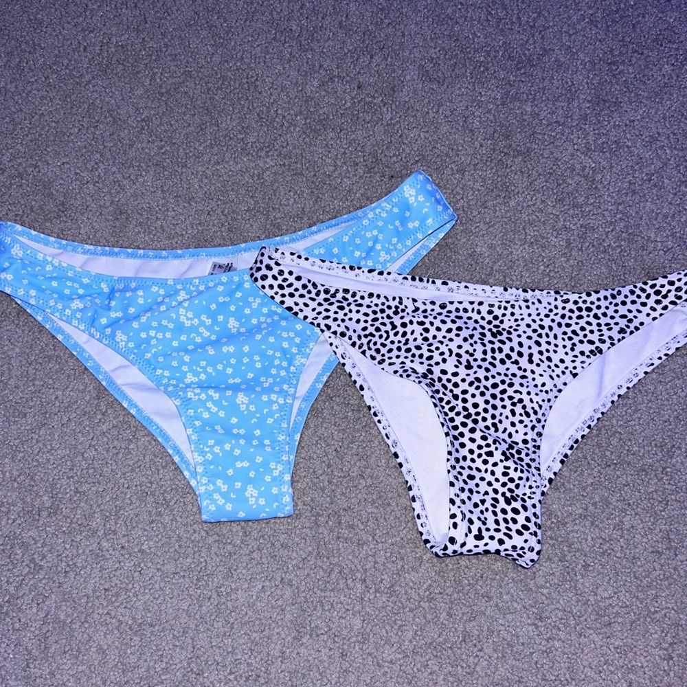 dotted bikini bottoms